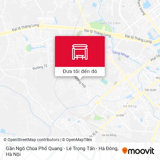 Bản đồ Gần Ngõ Chùa Phổ Quang -  Lê Trọng Tấn - Hà Đông