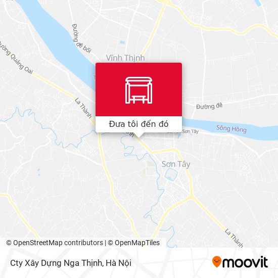 Bản đồ Cty Xây Dựng Nga Thịnh