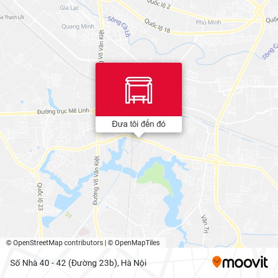 Bản đồ Số Nhà 40 - 42 (Đường 23b)