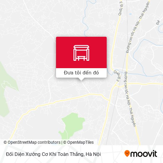 Bản đồ Đối Diện Xưởng Cơ Khí Toàn Thắng