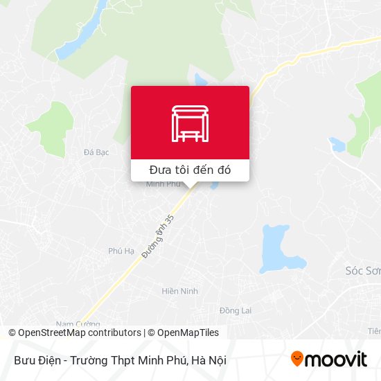 Bản đồ Bưu Điện - Trường Thpt Minh Phú