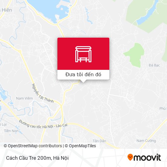 Bản đồ Cách Cầu Tre 200m