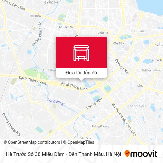 Bản đồ Hè Trước Số 38 Miếu Đầm - Đền Thánh Mẫu