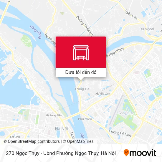 Bản đồ 270 Ngọc Thụy - Ubnd Phường Ngọc Thụy
