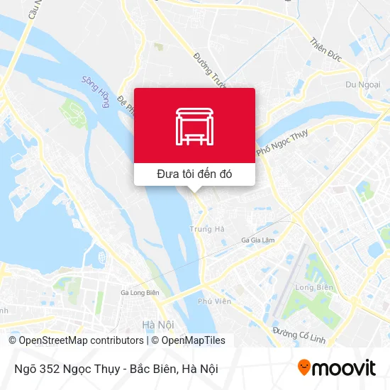 Bản đồ Ngõ 352 Ngọc Thụy - Bắc Biên