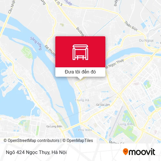 Bản đồ Ngõ 424 Ngọc Thụy