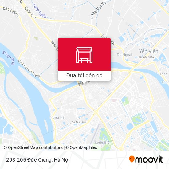 Bản đồ 203-205 Đức Giang