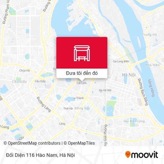 Bản đồ Đối Diện 116 Hào Nam