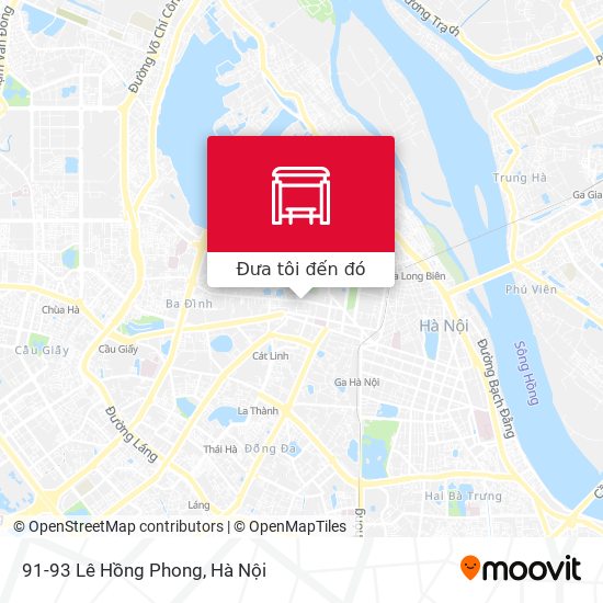 Bản đồ 91-93 Lê Hồng Phong