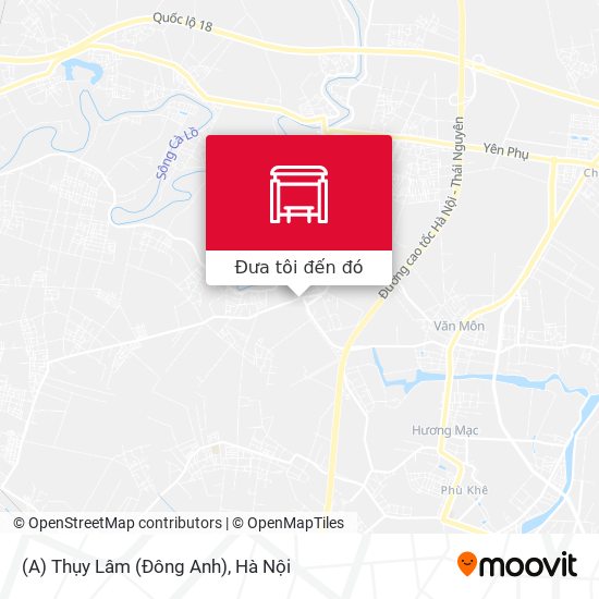 Bản đồ (A) Thụy Lâm (Đông Anh)