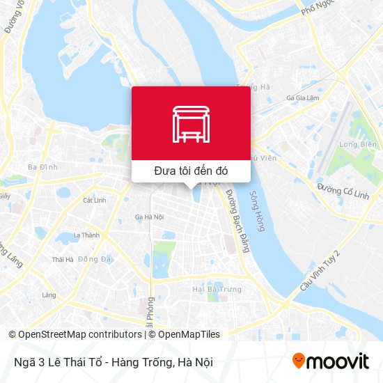 Bản đồ Ngã 3 Lê Thái Tổ - Hàng Trống
