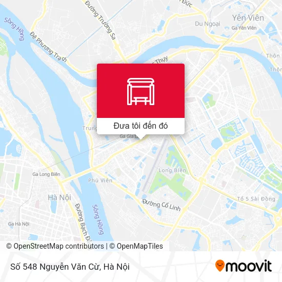 Bản đồ Số 548 Nguyễn Văn Cừ