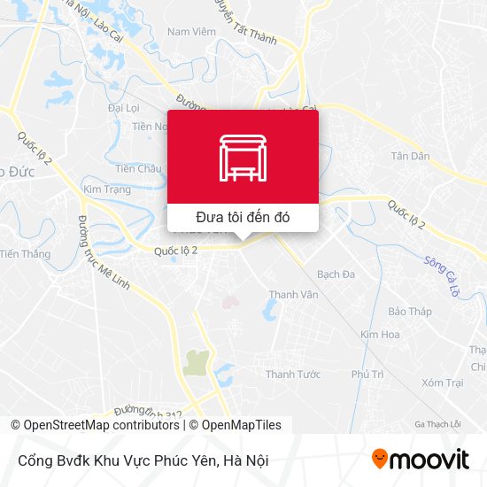 Bản đồ Cổng Bvđk Khu Vực Phúc Yên