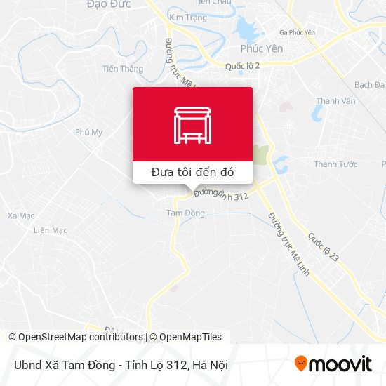 Bản đồ Ubnd Xã Tam Đồng - Tỉnh Lộ 312
