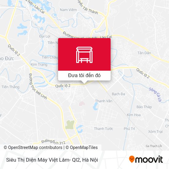 Bản đồ Siêu Thị Diện Máy Việt Lâm- Ql2