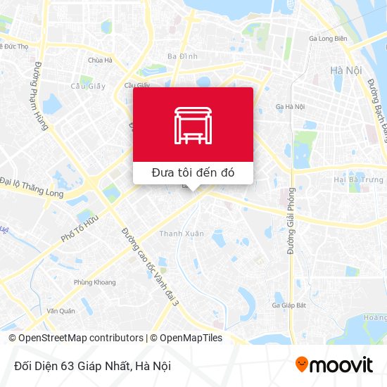 Bản đồ Đối Diện 63 Giáp Nhất