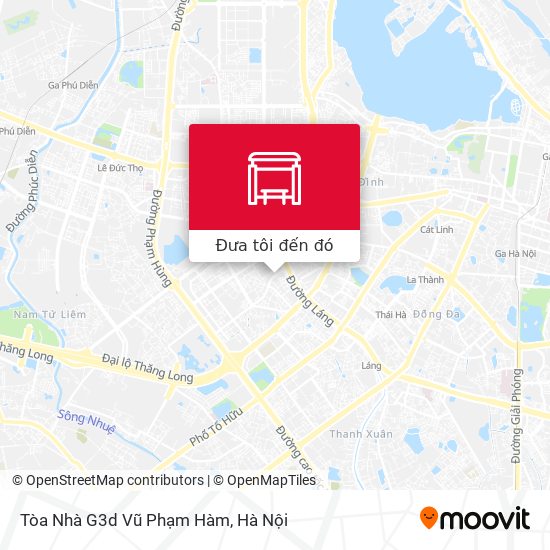 Bản đồ Tòa Nhà G3d Vũ Phạm Hàm