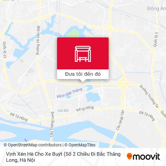 Bản đồ Vịnh Xén Hè Cho Xe Buýt