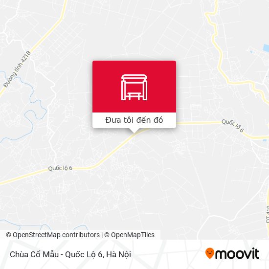 Bản đồ Chùa Cổ Mẫu - Quốc Lộ 6