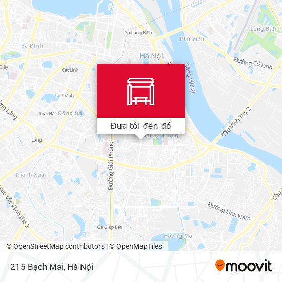 Bản đồ 215 Bạch Mai
