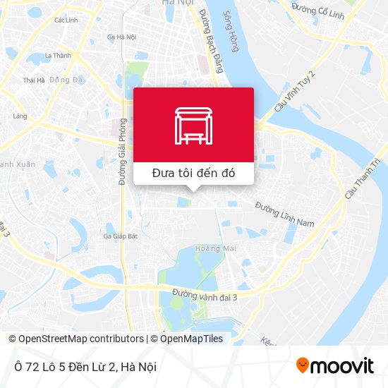 Bản đồ Ô 72 Lô 5 Đền Lừ 2