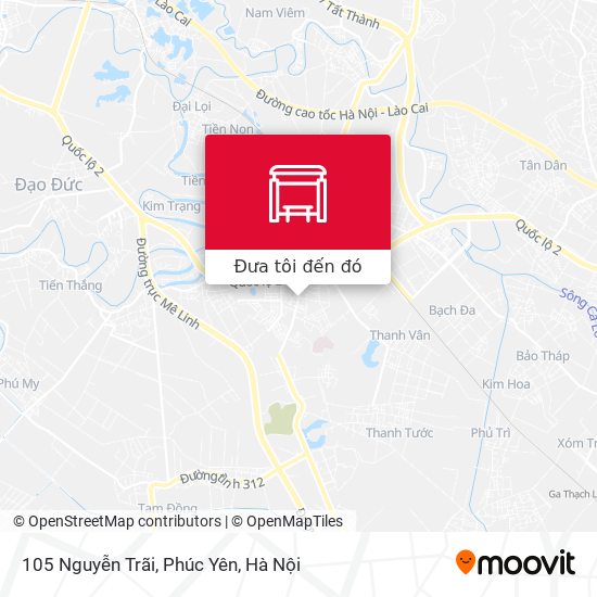 Bản đồ 105 Nguyễn Trãi, Phúc Yên