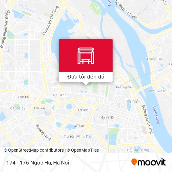Bản đồ 174 - 176 Ngọc Hà