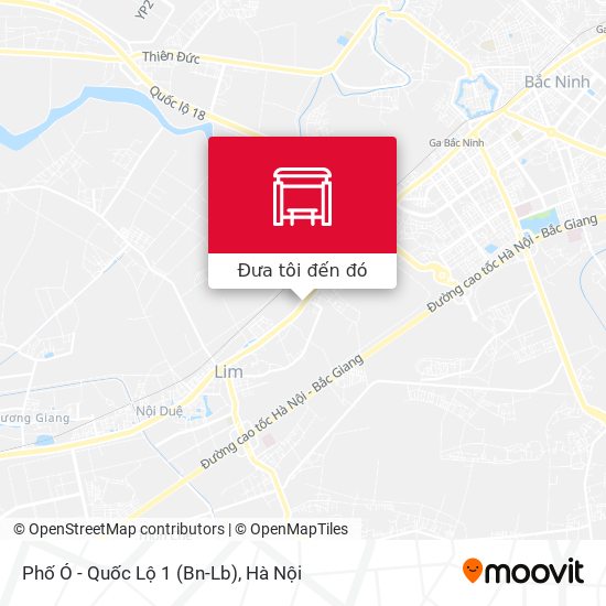 Bản đồ Phố Ó - Quốc Lộ 1 (Bn-Lb)