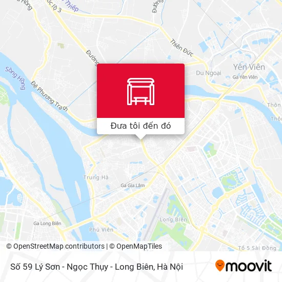 Bản đồ Số 59 Lý Sơn - Ngọc Thụy - Long Biên