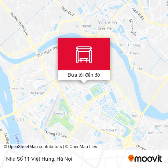 Bản đồ Nhà Số 11 Việt Hưng