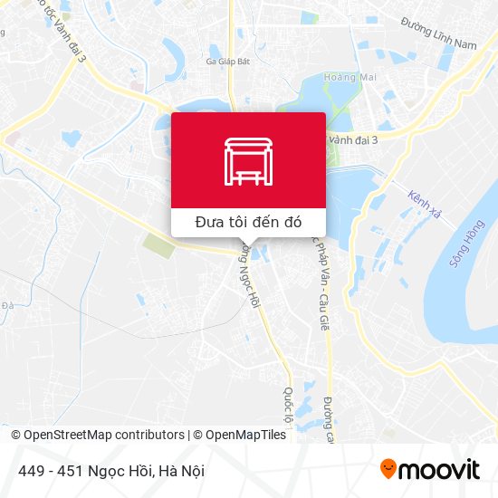 Bản đồ 449 - 451 Ngọc Hồi