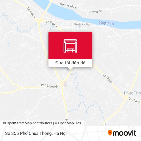 Bản đồ Số 255 Phố Chùa Thông