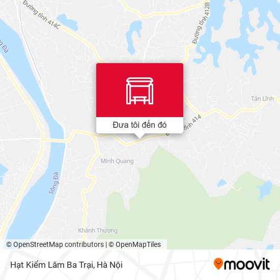 Bản đồ Hạt Kiểm Lâm Ba Trại