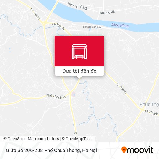 Bản đồ Giữa Số 206-208 Phố Chùa Thông