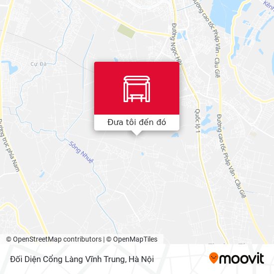 Bản đồ Đối Diện Cổng Làng Vĩnh Trung