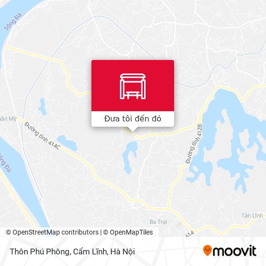 Bản đồ Thôn Phú Phông, Cẩm Lĩnh