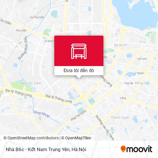 Bản đồ Nhà B6c - Kđt Nam Trung Yên