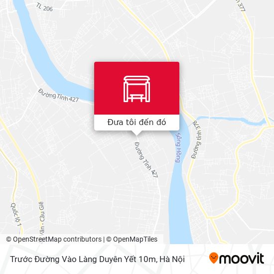Bản đồ Trước Đường Vào Làng Duyên Yết 10m