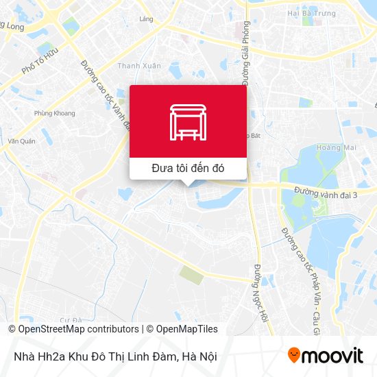 Bản đồ Nhà Hh2a Khu Đô Thị Linh Đàm