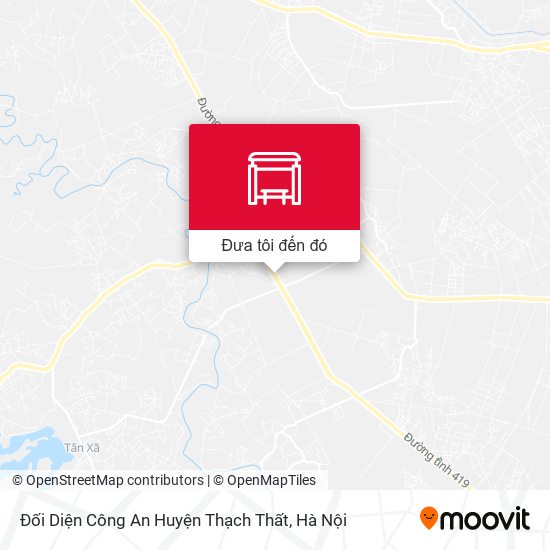 Bản đồ Đối Diện Công An Huyện Thạch Thất