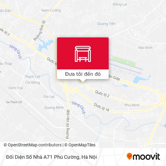 Bản đồ Đối Diện Số Nhà A71 Phú Cường