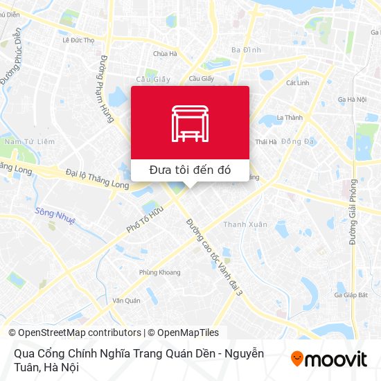 Bản đồ Qua Cổng Chính Nghĩa Trang Quán Dền - Nguyễn Tuân