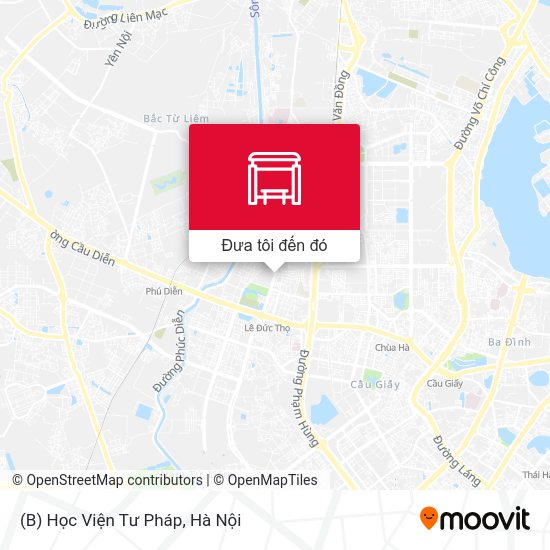 Bản đồ (B) Học Viện Tư Pháp