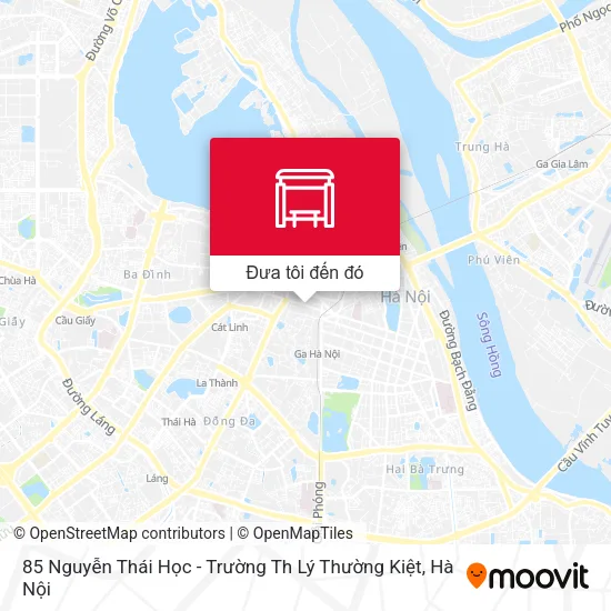 Bản đồ 85 Nguyễn Thái Học - Trường Th Lý Thường Kiệt