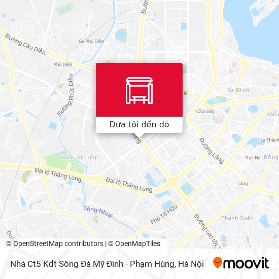 Bản đồ Nhà Ct5 Kđt Sông Đà Mỹ Đình - Phạm Hùng