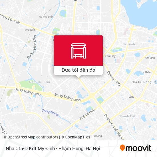 Bản đồ Nhà Ct5-D Kđt Mỹ Đình - Phạm Hùng