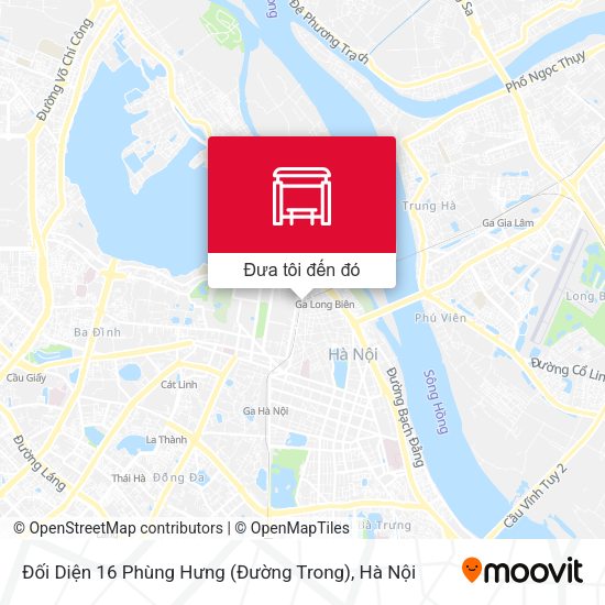 Bản đồ Đối Diện 16 Phùng Hưng (Đường Trong)