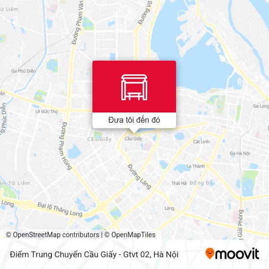 Bản đồ Điểm Trung Chuyển Cầu Giấy - Gtvt 02