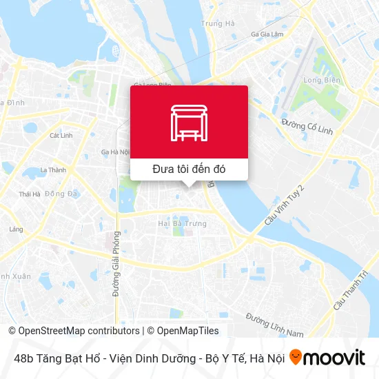 Bản đồ 48b Tăng Bạt Hổ - Viện Dinh Dưỡng - Bộ Y Tế