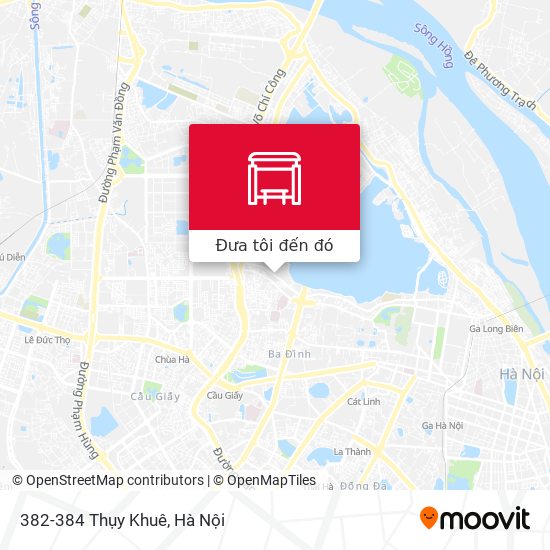 Bản đồ 382-384 Thụy Khuê